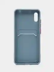 Синий меланж чехол для Honor 8A / 8A Prime / Huawei Y6 2019 / У6 Prime / Y6s, с карманом для карт