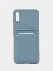 Синий меланж чехол для Honor 8A / 8A Prime / Huawei Y6 2019 / У6 Prime / Y6s, с карманом для карт