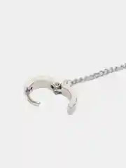 Серебряный серьга из стали, для украшения уха, с обманкой
