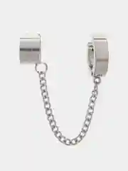 Серебряный серьга из стали, для украшения уха, с обманкой