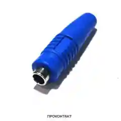 Желтый гнездо "Банан" Cable jack Z041, 4 mm