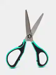 Ножницы Berlingo "Easycut 350", 18см, бирюзовые, эргономичные ручки, мягкие вставки