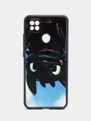 Угольный чехол с ярким рисунком/принтом на Xiaomi Redmi 10A (Сяоми Редми 10А)