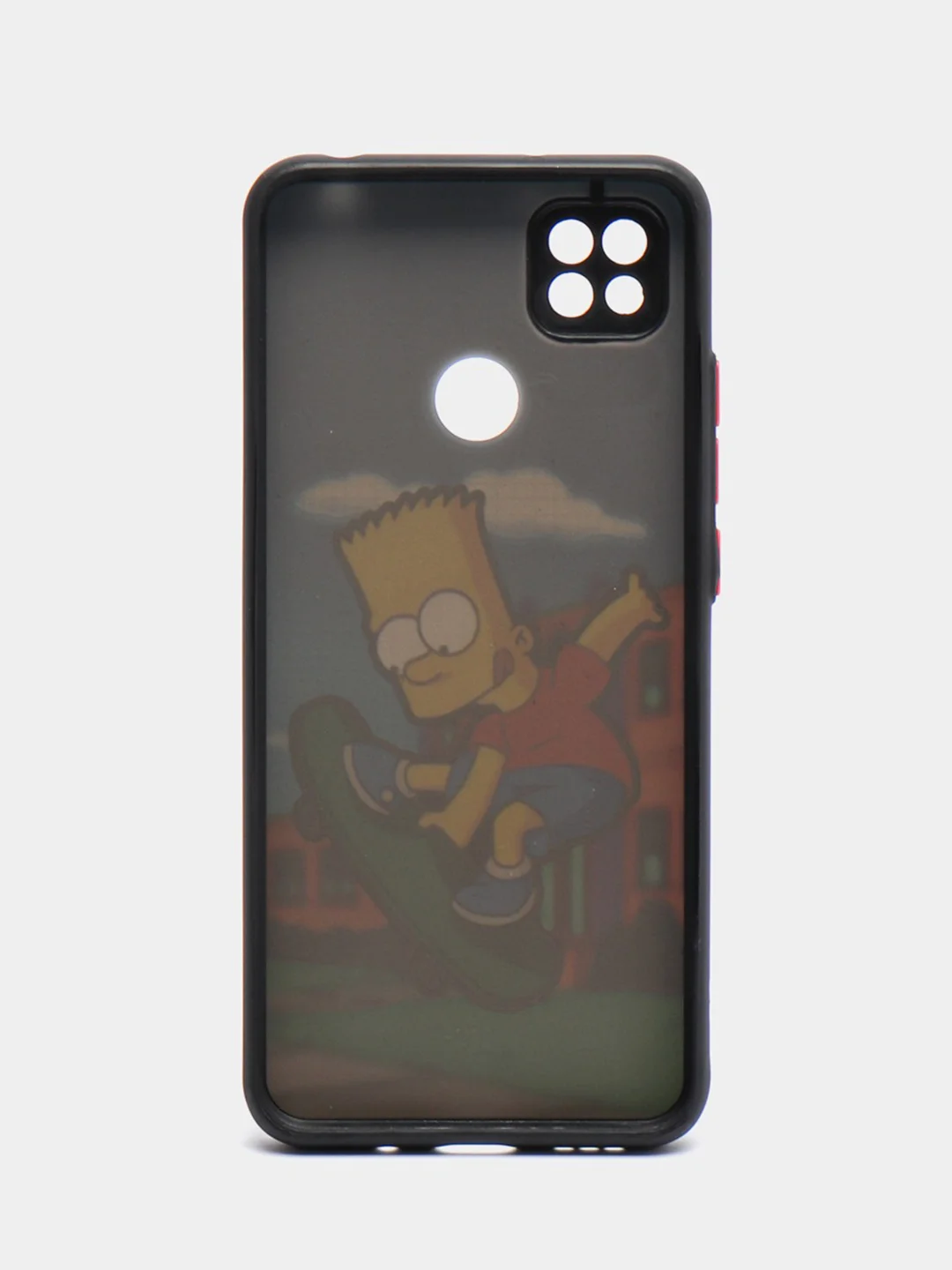 Голубой чехол с ярким рисунком/принтом на Xiaomi Redmi 10A (Сяоми Редми 10А)