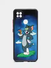 Синий чехол с ярким рисунком/принтом на Xiaomi Redmi 10A (Сяоми Редми 10А)