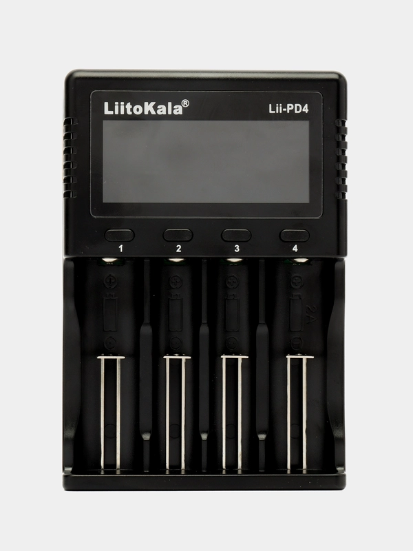Интеллектуальное зарядное устройство LiitoKala Lii - PD4, на 4 аккумулятора, 18650