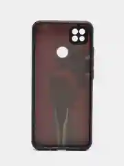 Розовый чехол с ярким рисунком/принтом на Xiaomi Redmi 10A (Сяоми Редми 10А)