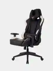 Белый кресло компьютерное игровое "Бюрократ" Zombie Viking 5 Aero