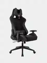 Черный кресло компьютерное игровое "Бюрократ" Zombie Viking 4 Aero