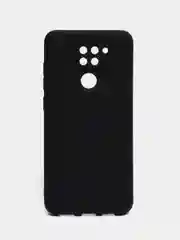 Угольный чехол для Xiaomi Redmi Note 9, Сяоми Редми Нот 9 силиконовый, цветной матовый