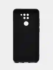 Угольный чехол для Xiaomi Redmi Note 9, Сяоми Редми Нот 9 силиконовый, цветной матовый