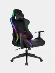 Разноцветный компьютерное кресло игровое Бюрократ Zombie GAME RGB с подсветкой