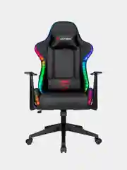 Разноцветный компьютерное кресло игровое Бюрократ Zombie GAME RGB с подсветкой