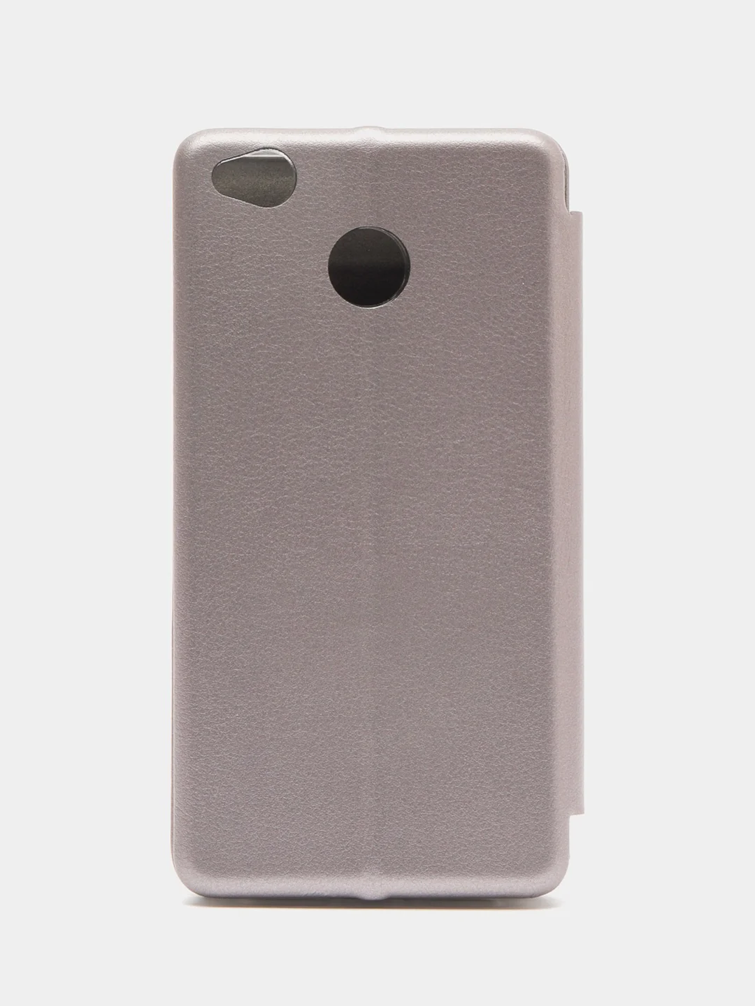 Серебряный чехол книжка Xiaomi Redmi 4X