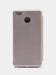 Серебряный чехол книжка Xiaomi Redmi 4X