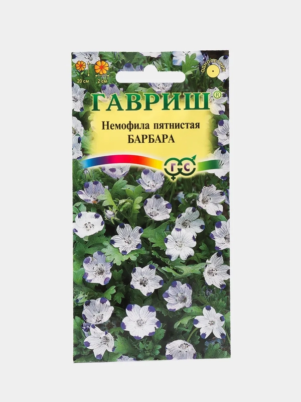 Семена цветов Немофила "Барбара"