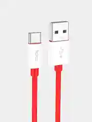 Белый кабель X87, Type-C, USB, быстрая зарядка