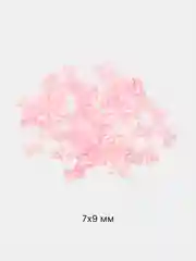 Пастельно-коралловый объемные фигурки для маникюра / Стразы для 3D дизайна ногтей
