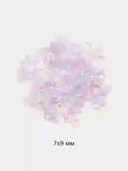 Приглушённый хаки объемные фигурки для маникюра / Стразы для 3D дизайна ногтей