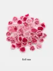 Марсала объемные фигурки для маникюра / Стразы для 3D дизайна ногтей