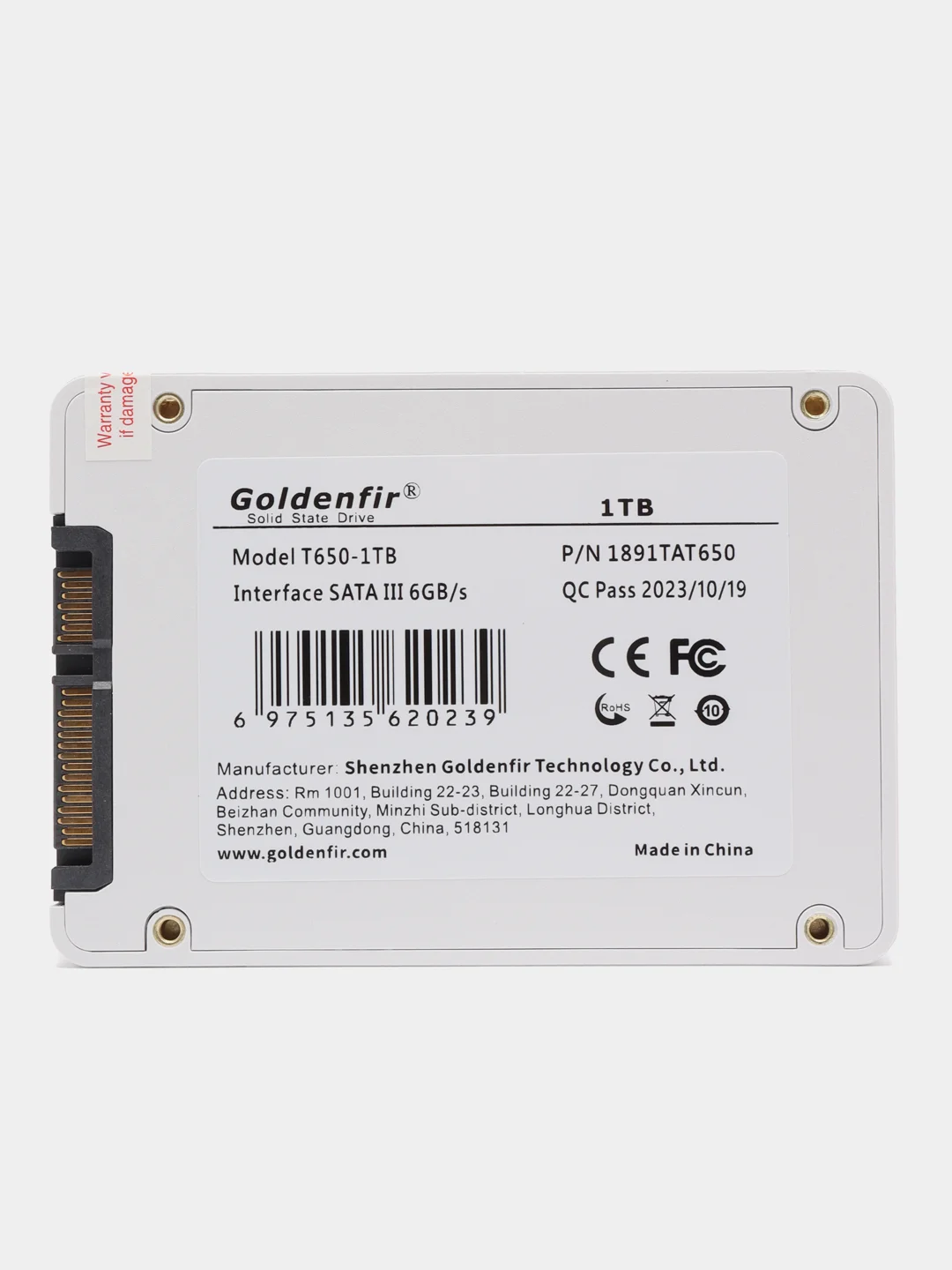 Накопитель SSD Goldenfir SATA III