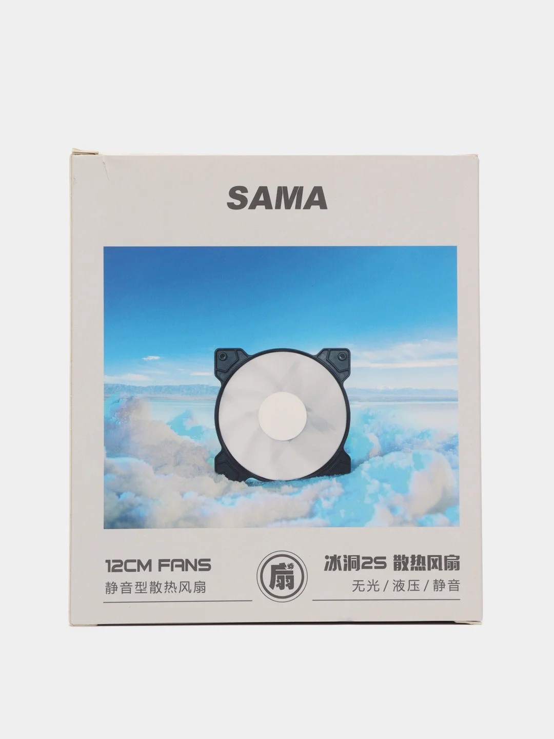 Вентиляторы охлаждения Sama 120x120x25, 1200rpm, molex 4pin, белый