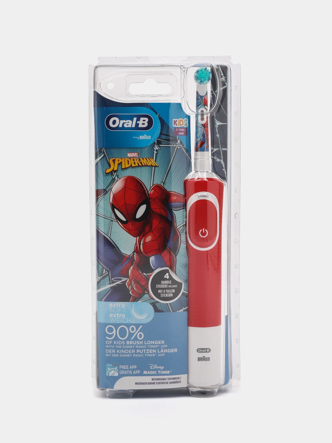 Электрическая зубная щетка Oral-B Spider-Man
