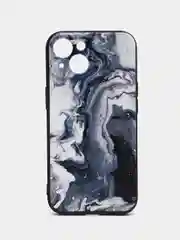 Хаки чехол для iPhone 15 с принтом, с рисунком (Айфон 15)