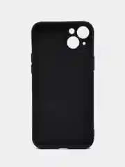 Тёмно-серый чехол для iPhone 15 Plus с принтом, с рисунком (Айфон 15 Плюс)