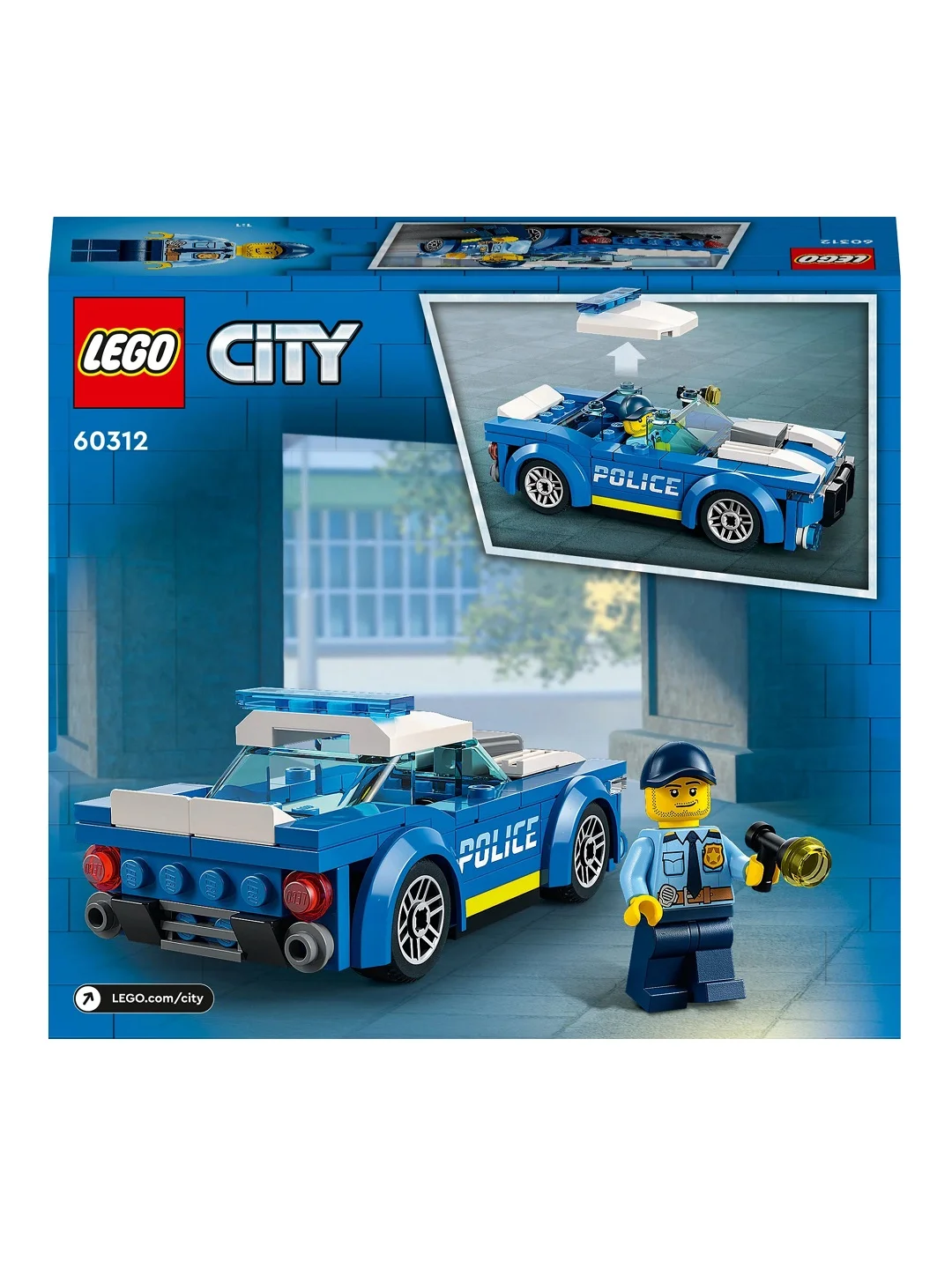 Конструктор LEGO City, 60312, "Полицейская машина"