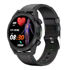 Черный смарт часы Smart Watch ЕT310, температура тела, ЭКГ, сахар в крови