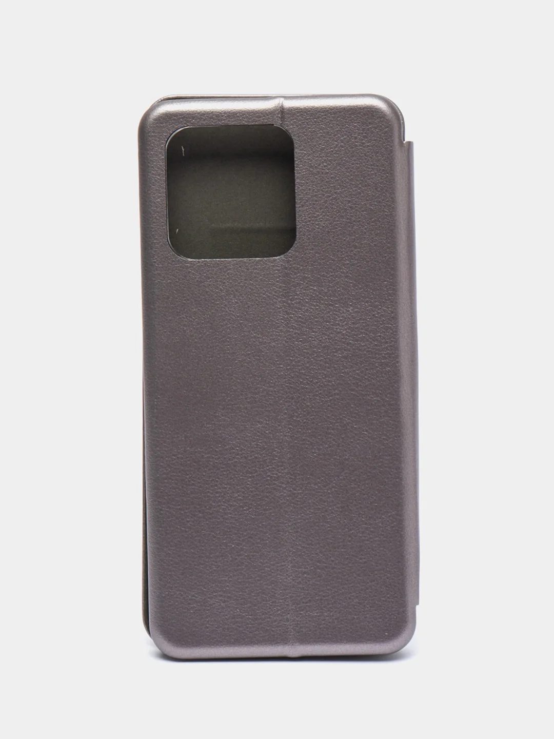 Серый чехол книжка Xiaomi Redmi 10C