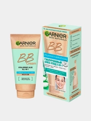 Garnier BB Крем "Гиалуроновый Алоэ-уход 5-в-1", натурально-бежевый,SPF 25, 50 мл