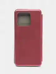 Бордовый чехол книжка Xiaomi Redmi 10C