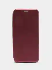 Багровый чехол-книжка для Redmi 10C / 10С NFC / Poco C40