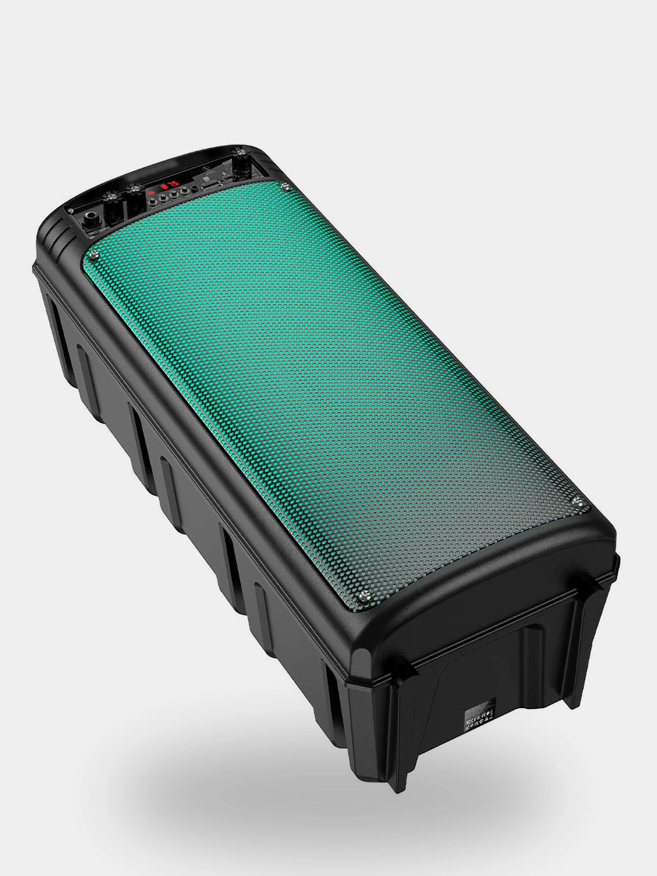Колонка беспроводная Bluetooth GFPoWeR MK1, караоке, USB/SD/AUX/FM, 20 Вт, микрофон, пульт