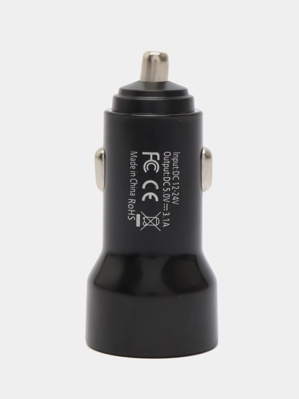 Автомобильное зарядное устройство 2 USB 3.1 А с LED подсветкой