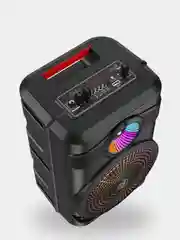 Колонка беспроводная Bluetooth GFPoWeR MK2 караоке, USB/SD/AUX/FM, 10 Вт, микрофон, пульт