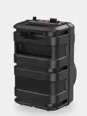 Колонка беспроводная Bluetooth GFPoWeR MK2 караоке, USB/SD/AUX/FM, 10 Вт, микрофон, пульт