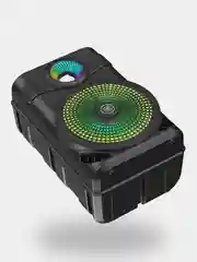 Колонка беспроводная Bluetooth GFPoWeR MK2 караоке, USB/SD/AUX/FM, 10 Вт, микрофон, пульт