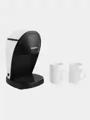 Белый капельная кофеварка Blackton Bt CM1113, 2 ЧАШКИ В КОМПЛЕКТЕ, МНОГОРАЗОВЫЙ ФИЛЬТР, 450 Вт