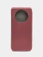 Багровый чехол-книжка для HUAWEI nova Y91 (Хуавей Нова у91)