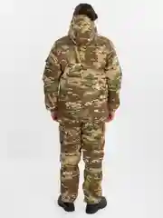 Лесной зеленый костюм горка, зимний, мужской, камуфляж