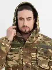 Лесной зеленый костюм горка, зимний, мужской, камуфляж