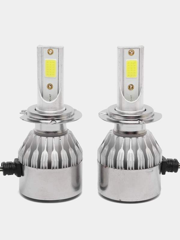 Лед лампы светодиодная Led C6 H7 (6000k) 36w 3800Lm (2 Шт)
