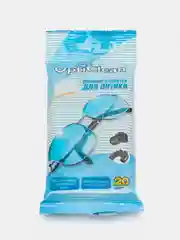 Влажные салфетки OptiClean для оптики, 20 штук
