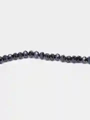 Серый металлик бусины с гранями 2 мм стеклянные, гальваника