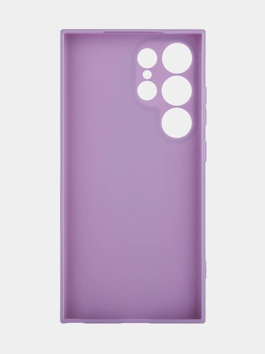 Аметистовый чехол для Samsung Galaxy S24/S24 Plus/S24 Ultra силиконовый BROSCORP матовый / прозрачный