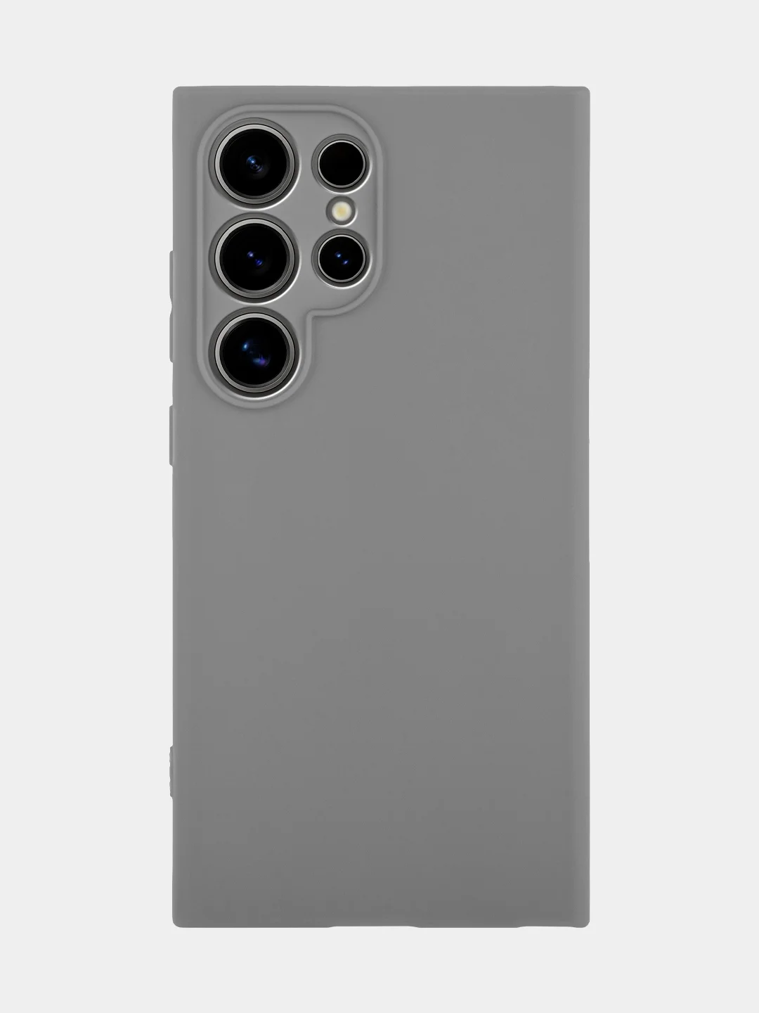 Угольный чехол для Samsung Galaxy S24/S24 Plus/S24 Ultra силиконовый BROSCORP матовый / прозрачный