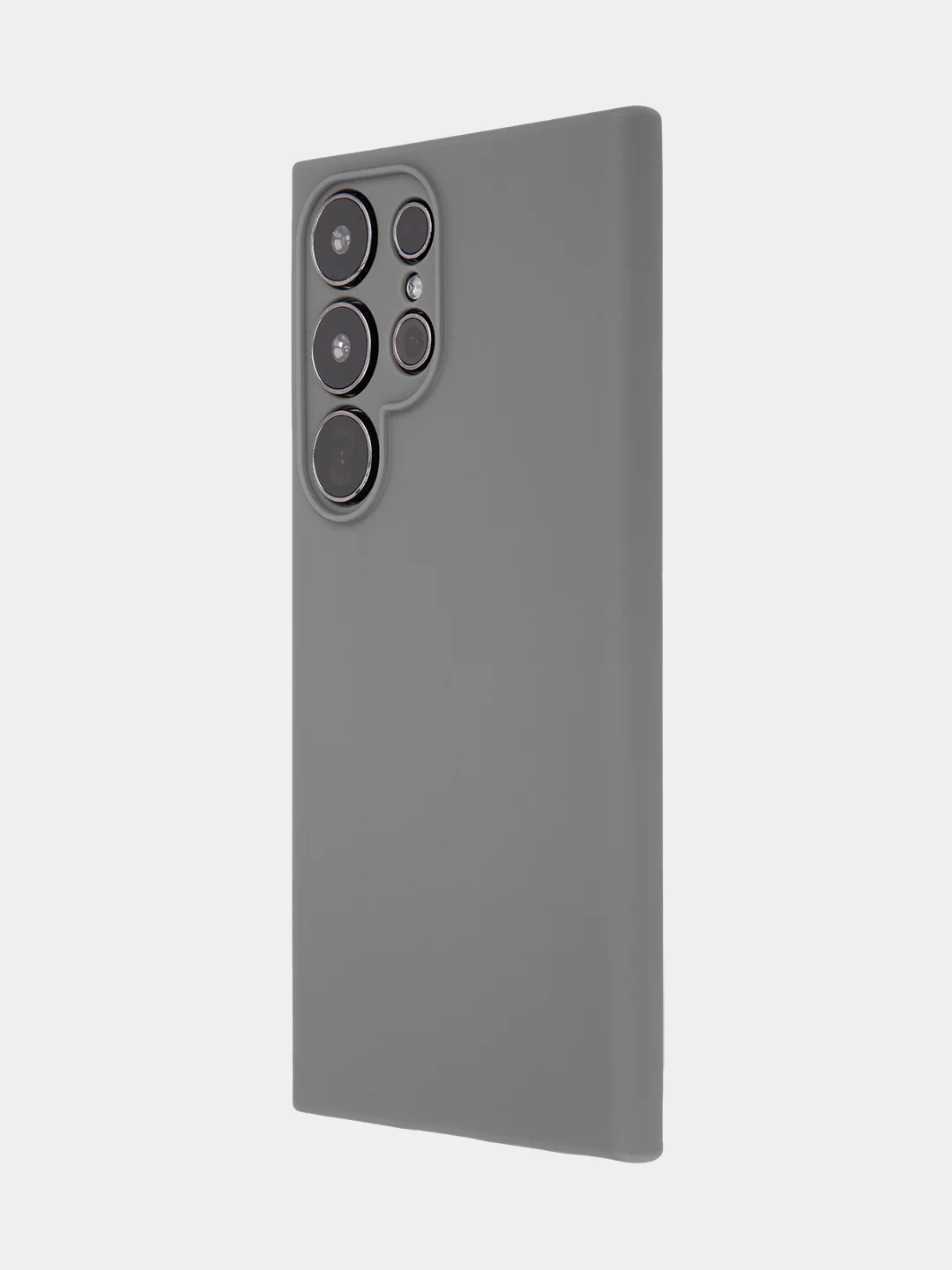 Угольный чехол для Samsung Galaxy S24/S24 Plus/S24 Ultra силиконовый BROSCORP матовый / прозрачный
